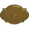 Ekena Millwork Waltz Ceiling Medallion (Fits Canopies up to 5 1/4"), Hand-Painted Gold, 24"W x 20 1/2"H x 1 1/8"P CM24WAGLS - alternate 2